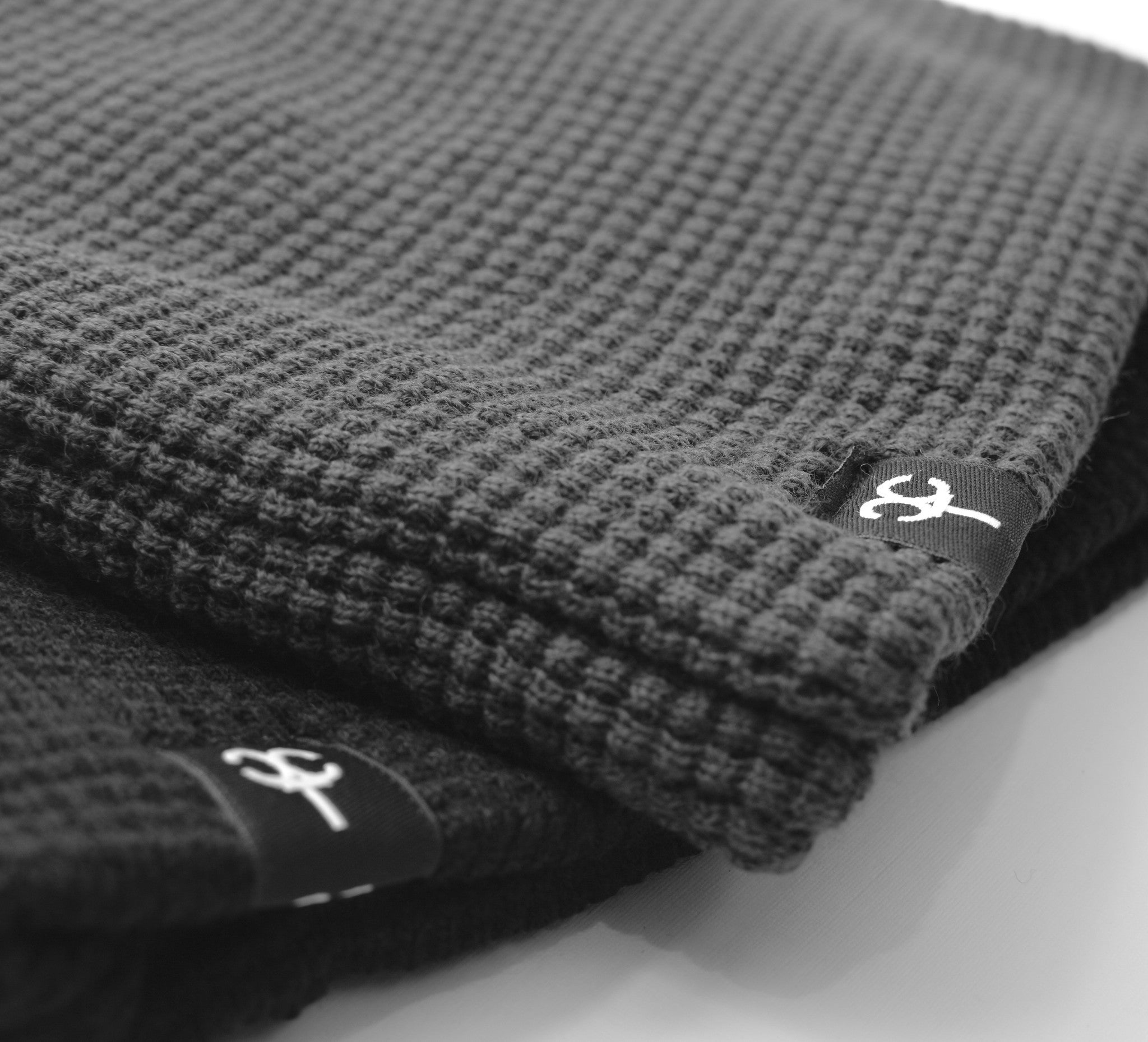 Acrylic Knit Waffle Beanie 8"