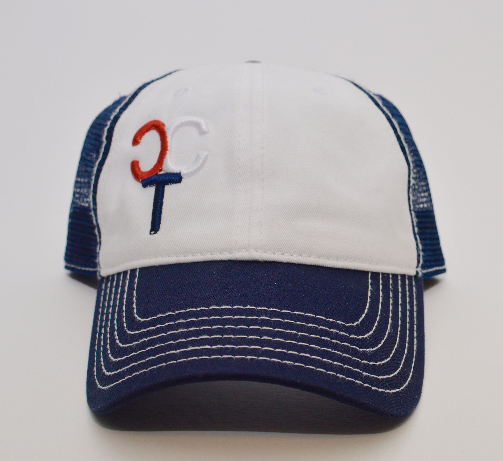 Red, White, and Blue Logo Snapback